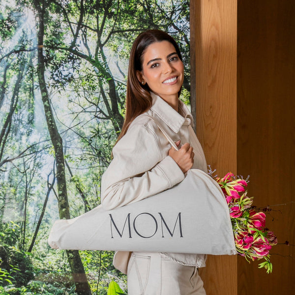 FLOWER TOTE MOM