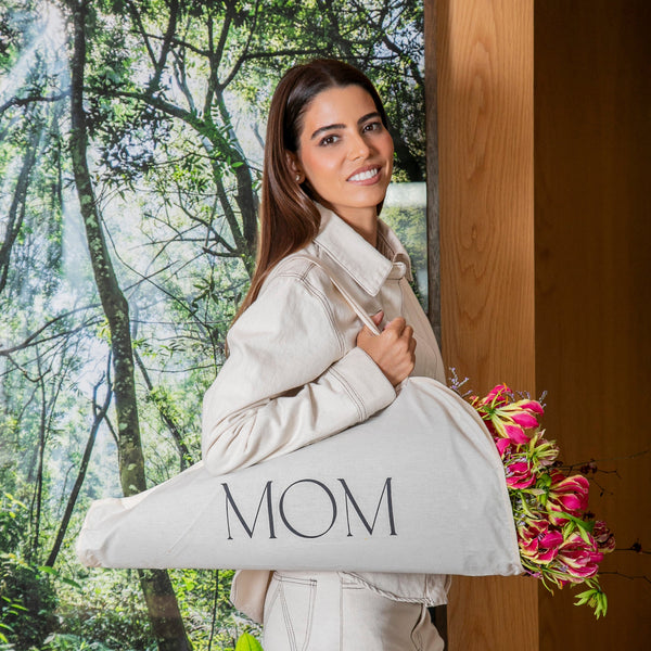 FLOWER TOTE MOM