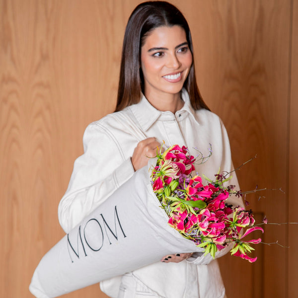 FLOWER TOTE MOM