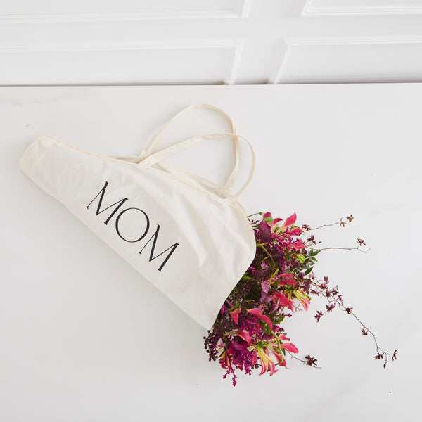 FLOWER TOTE MOM