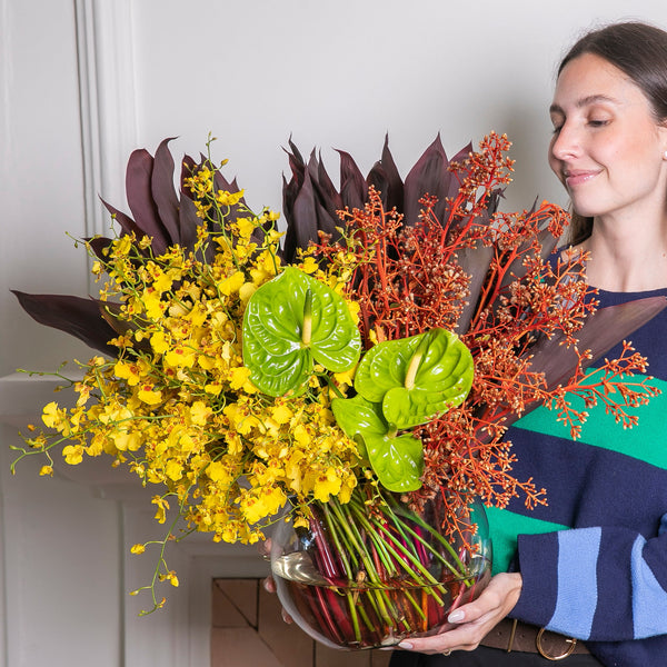 VASO ALOHA TROPICAL CHIC