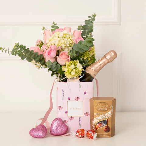 arranjo-flores-chocolate-champagne-presente