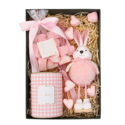 MARSHMALLOW, BUNNY AND PINK WHEAT KIT